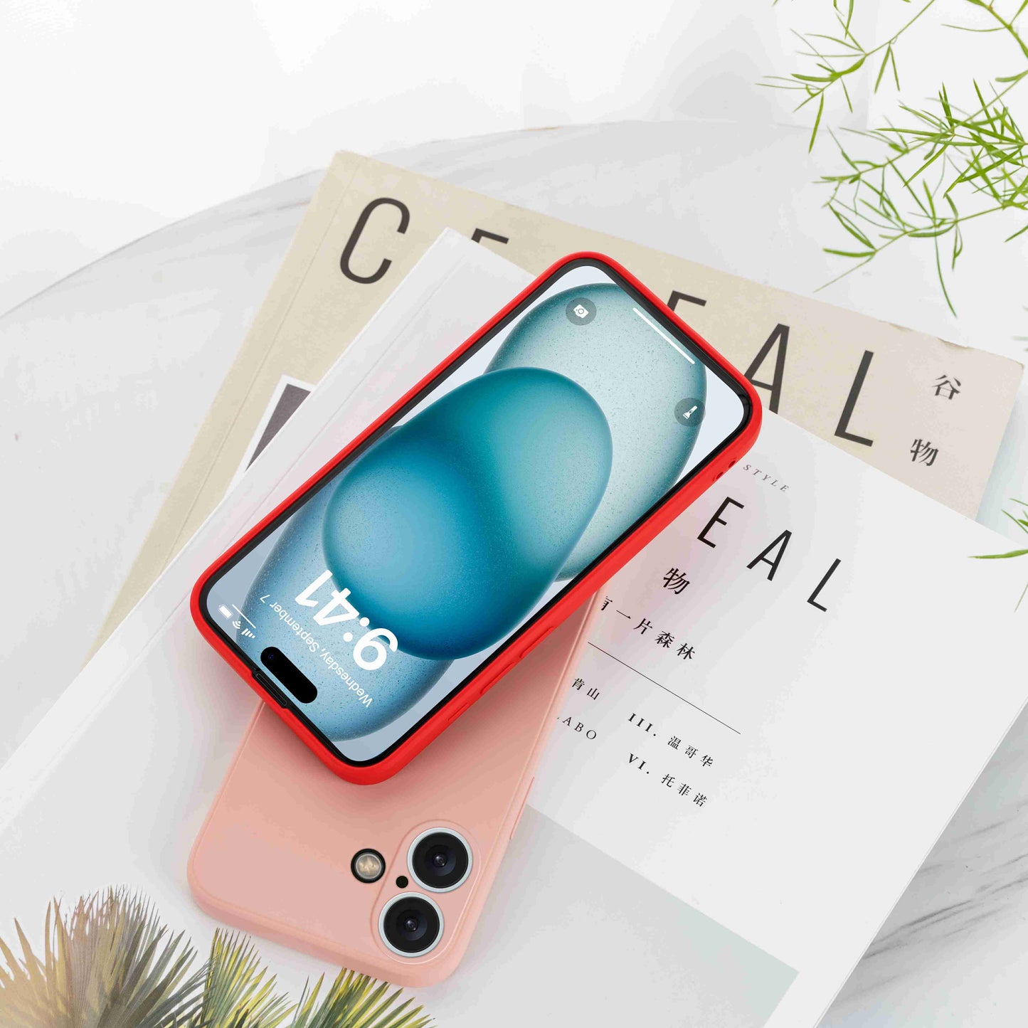 Coque en silicone pour iPhone 16