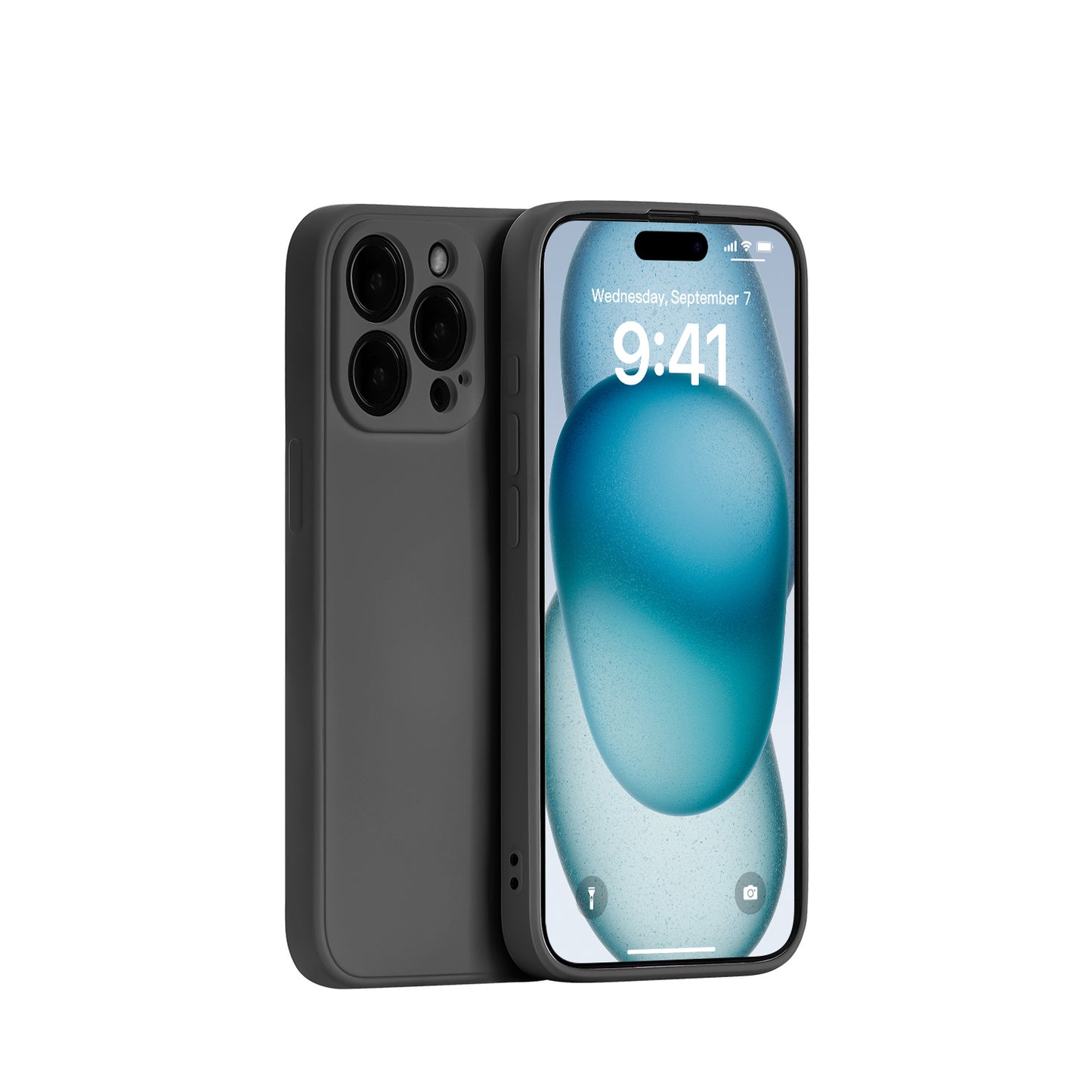 Coque en silicone pour iPhone 15 Pro Max