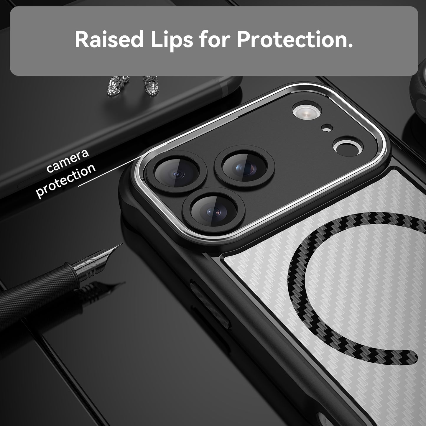 Étui Magsafe pour iPhone 17 Pro Max I