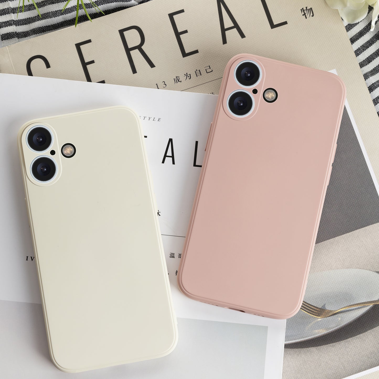 Coque en silicone pour iPhone 16