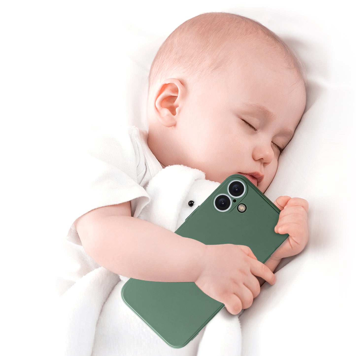 Coque en silicone pour iPhone 16