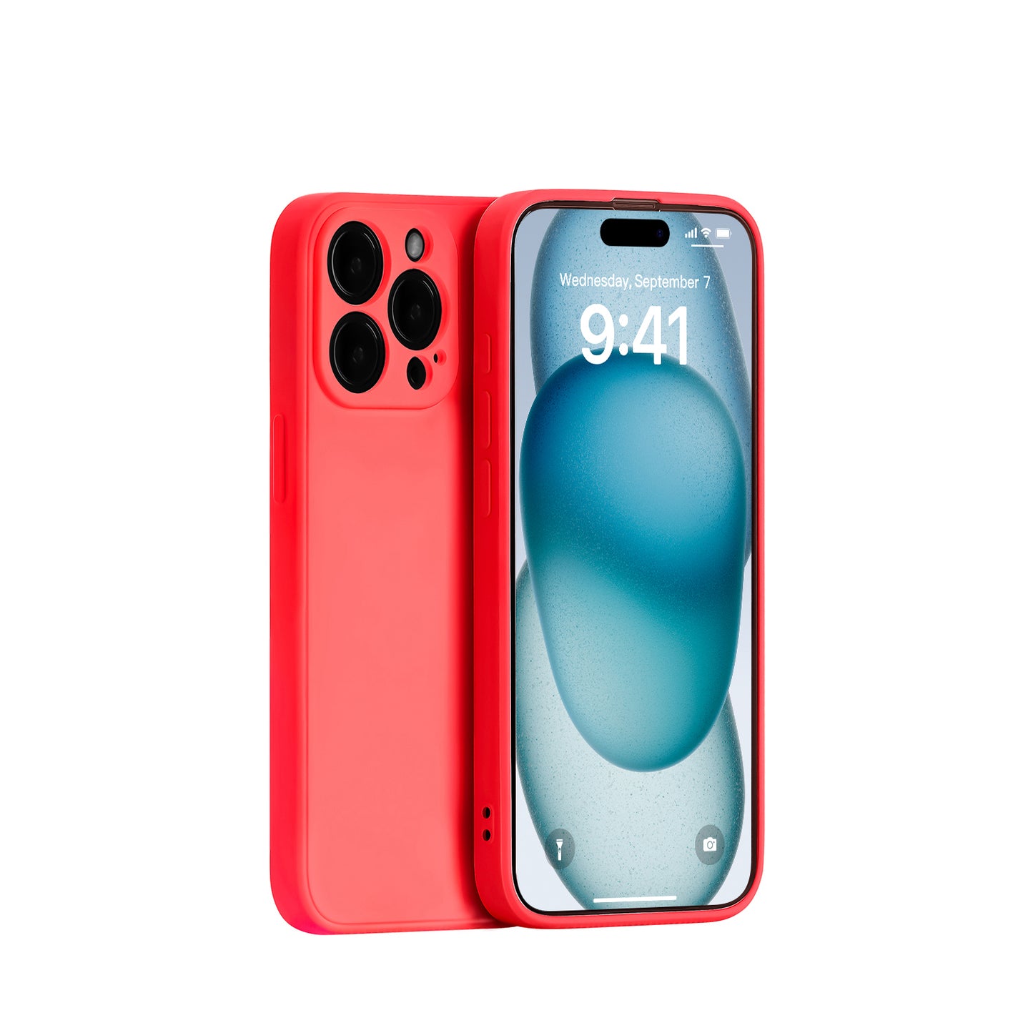 Coque en silicone pour iPhone 15 Pro Max