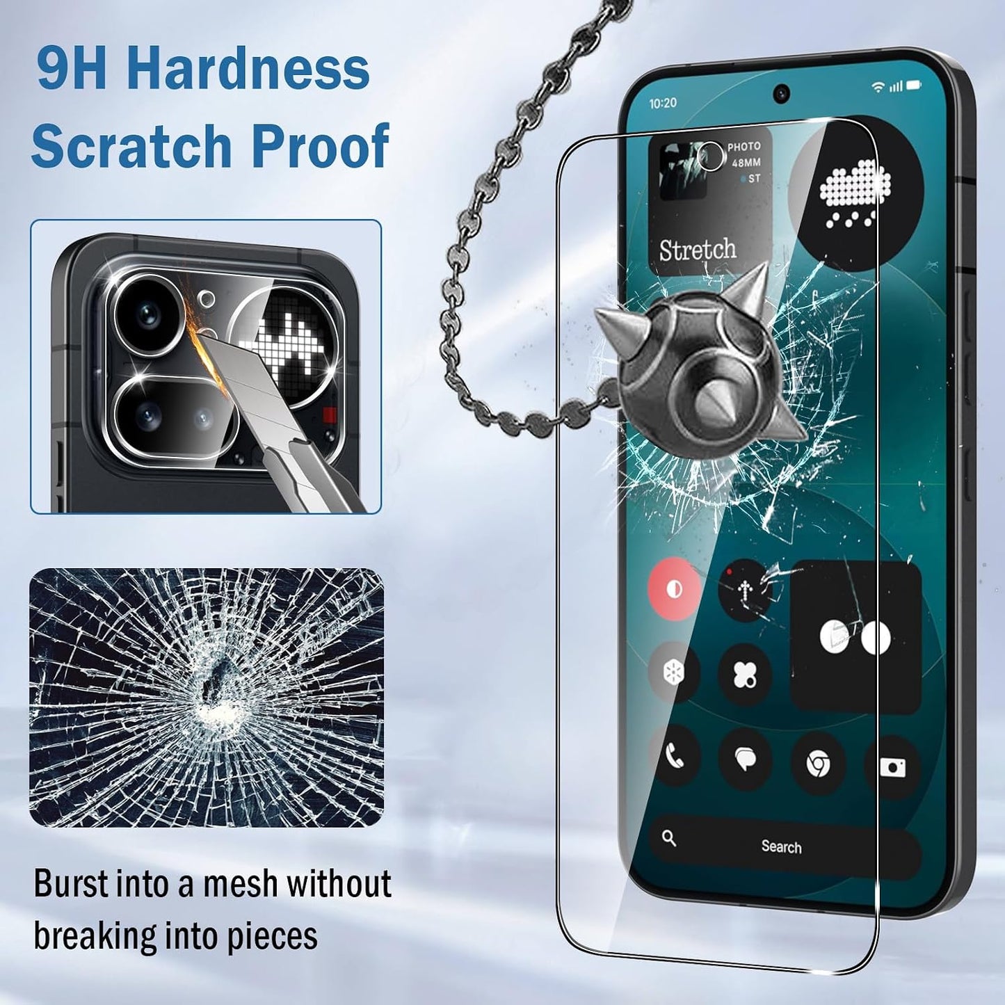 Nothing Phone 4(a) Pro Screen Protector, 2 Pack