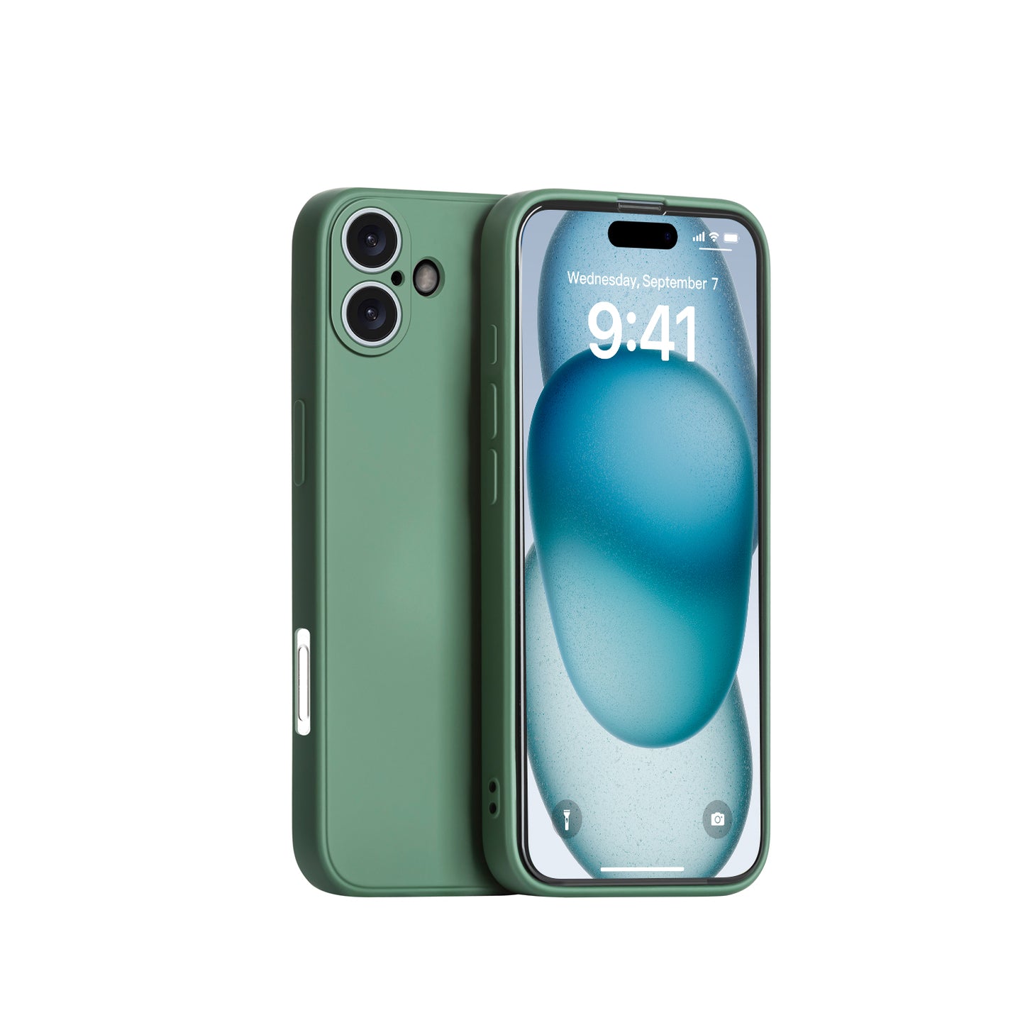Coque en silicone pour iPhone 16