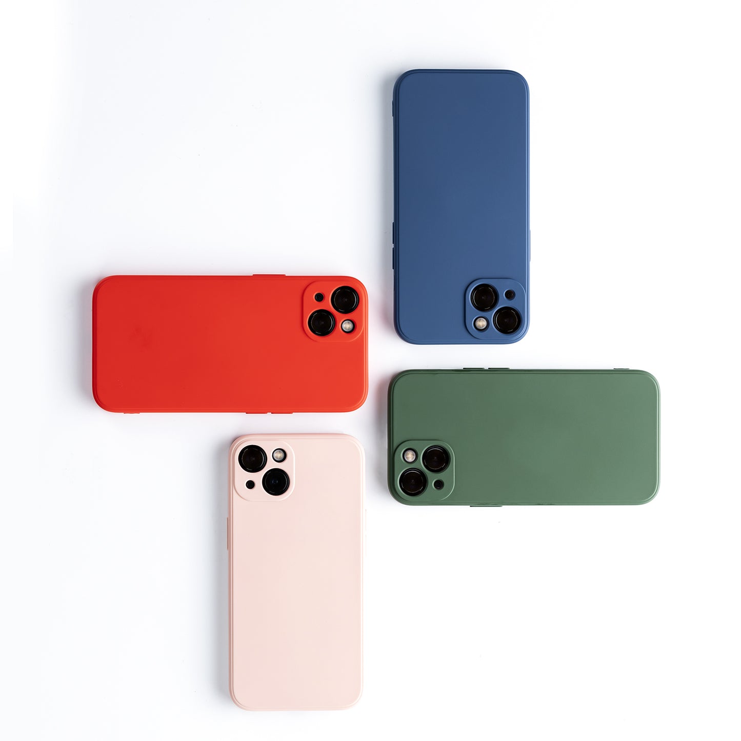 Coque en silicone pour iPhone 15 Plus