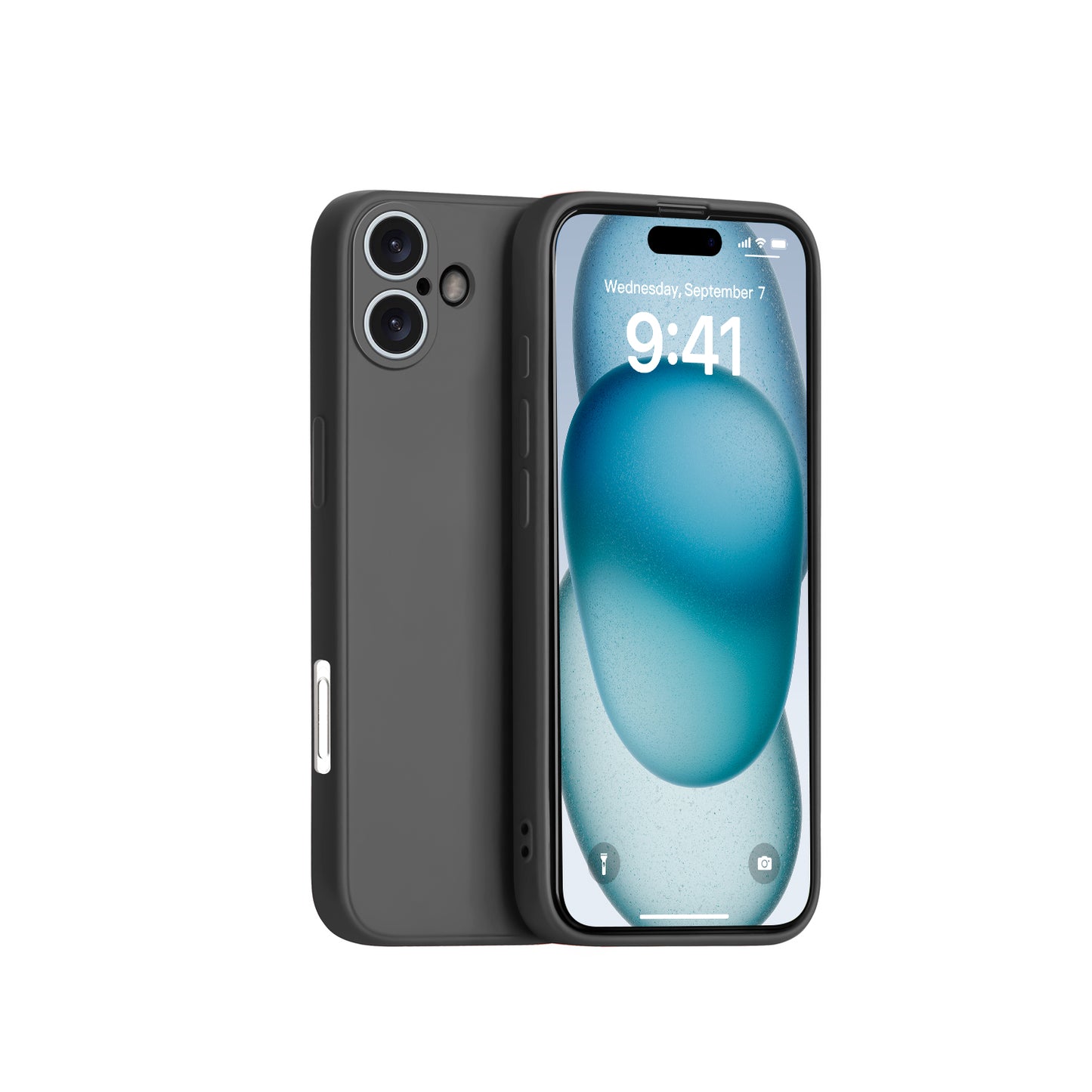 Coque en silicone pour iPhone 16