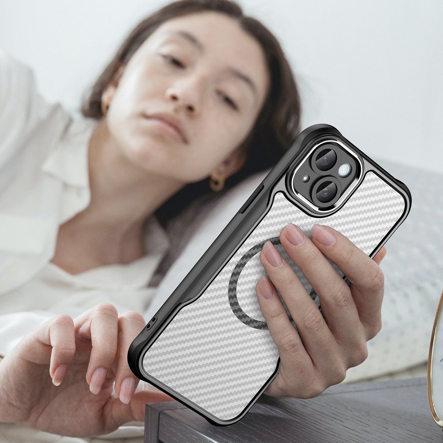 Coque Magsafe pour iPhone 15 Plus/iPhone 14 Plus
