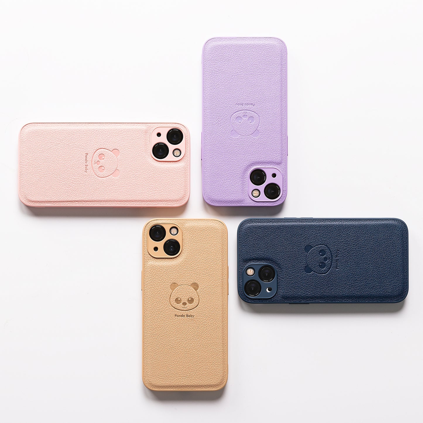 Étui en cuir végétalien pour iPhone 15 Plus
