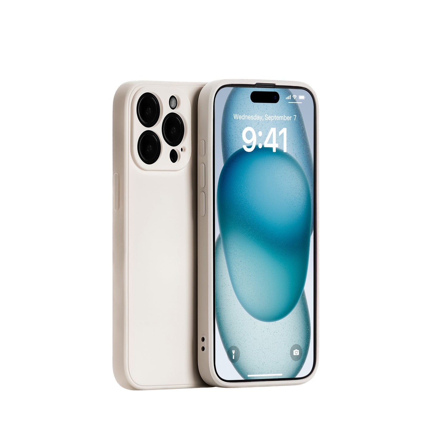 Coque en silicone pour iPhone 15 Pro Max