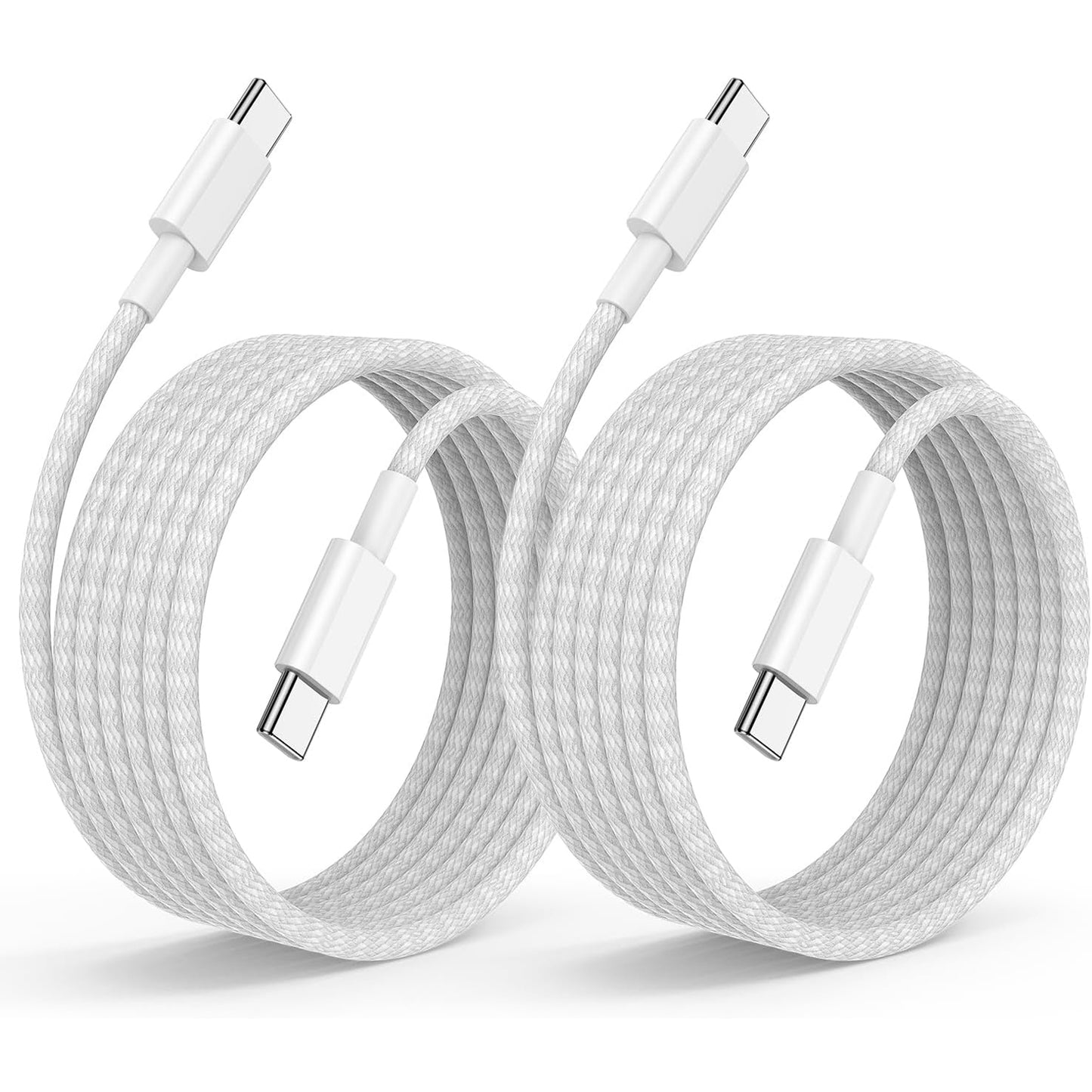 USB-C to USB-C FAST Charging Cable, 2M / 6.56FT, 2-Pack