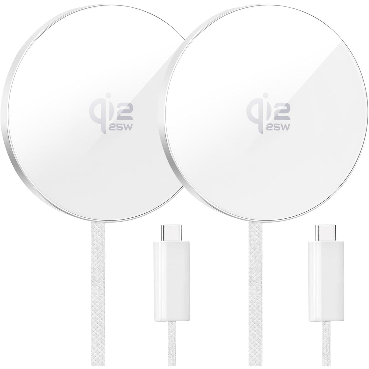 MagSafe / Qi2 Wireless Charger, 25W, 2-Pack