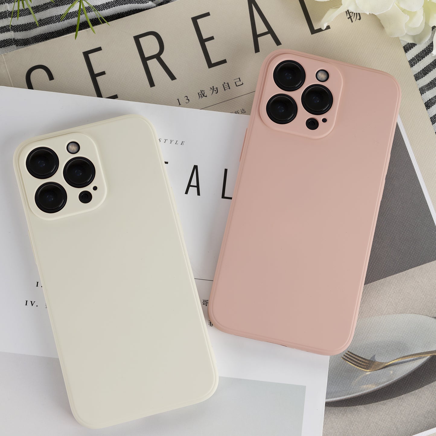 Coque en silicone pour iPhone 15 Pro Max