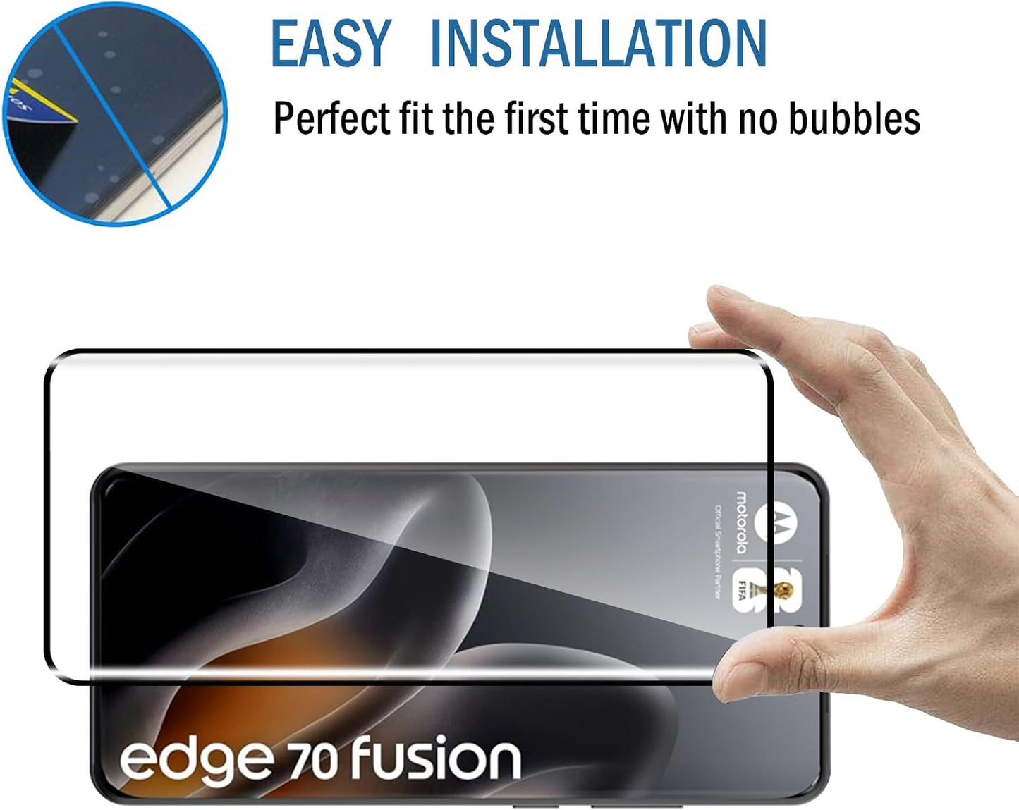 Moto Edge 70 Fusion / Edge 70 Fusion+ Screen Protector, 2 Pack