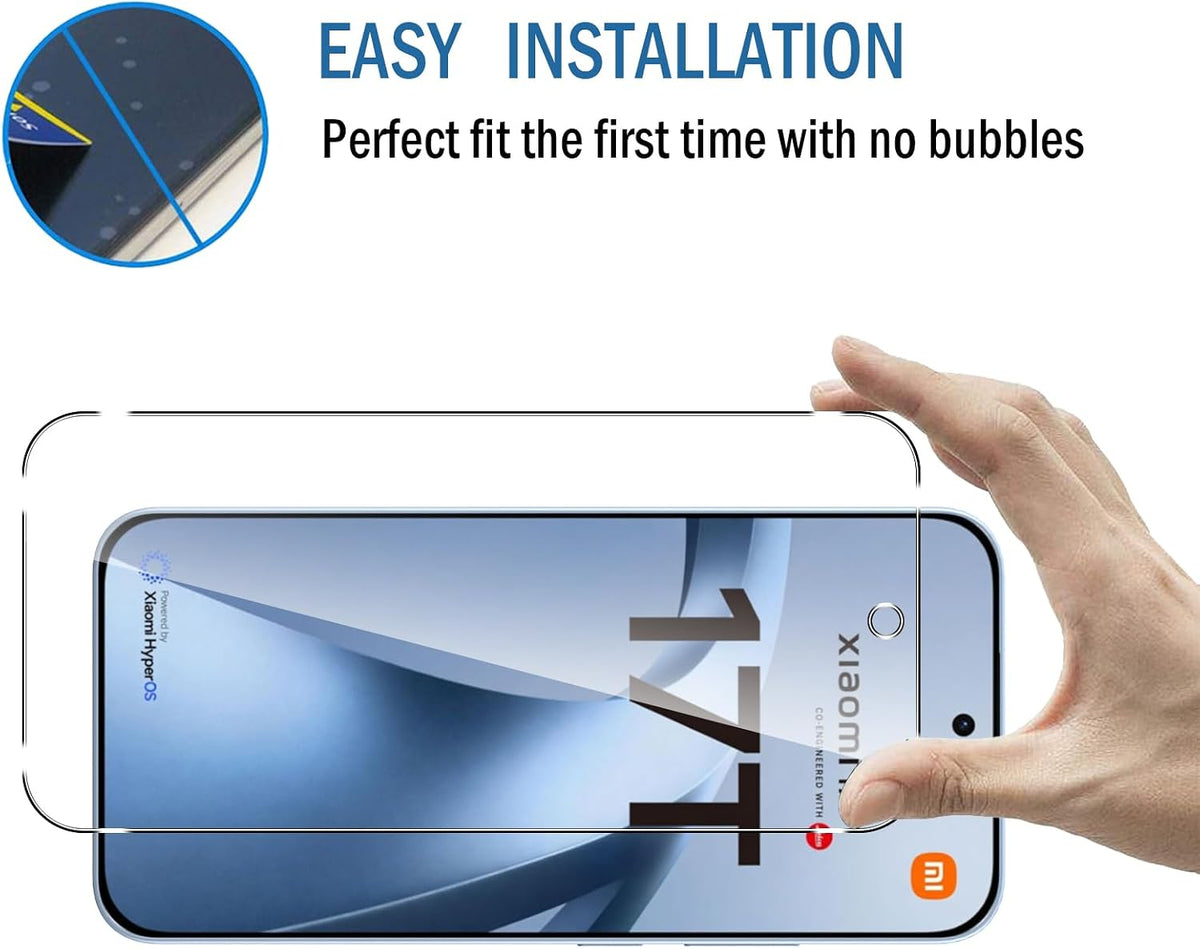 Xiaomi 17T Screen Protector, 2 Pack