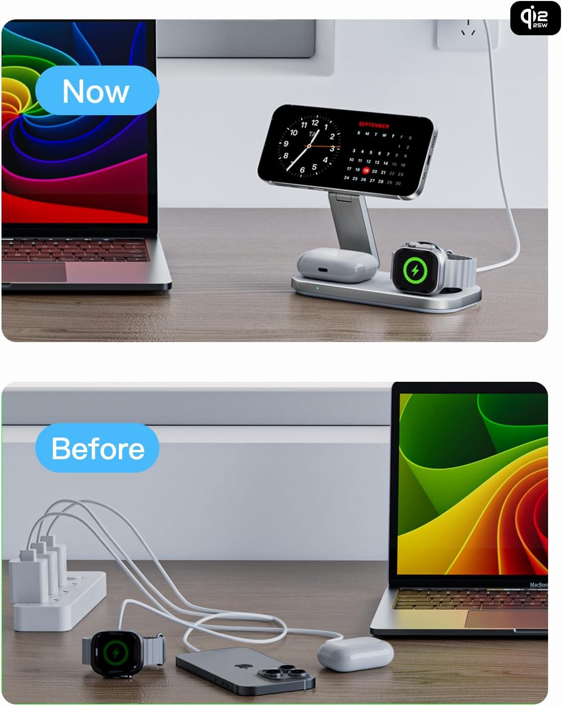 3-in-1 MagSafe Wireless Charging Station