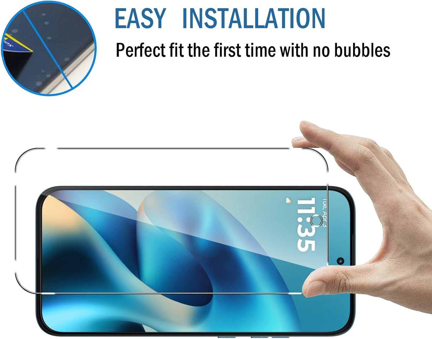 Moto G87 Screen Protector, 2 Pack