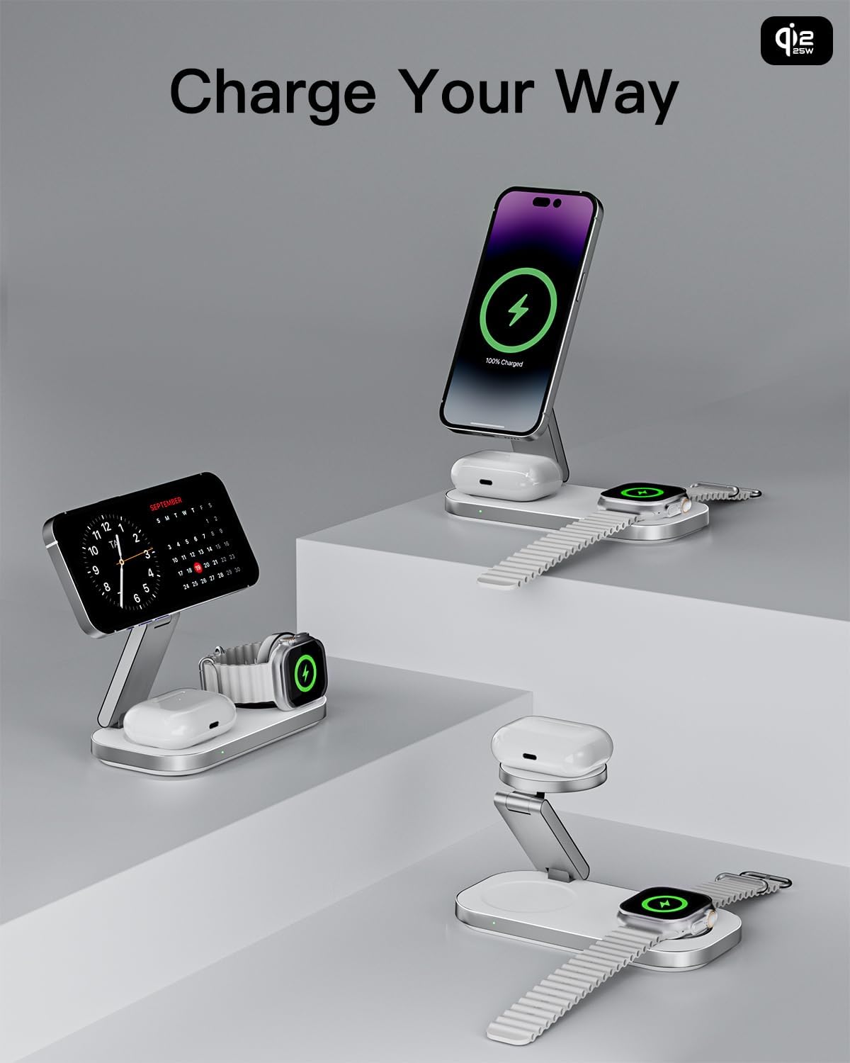 3-in-1 MagSafe Wireless Charging Station