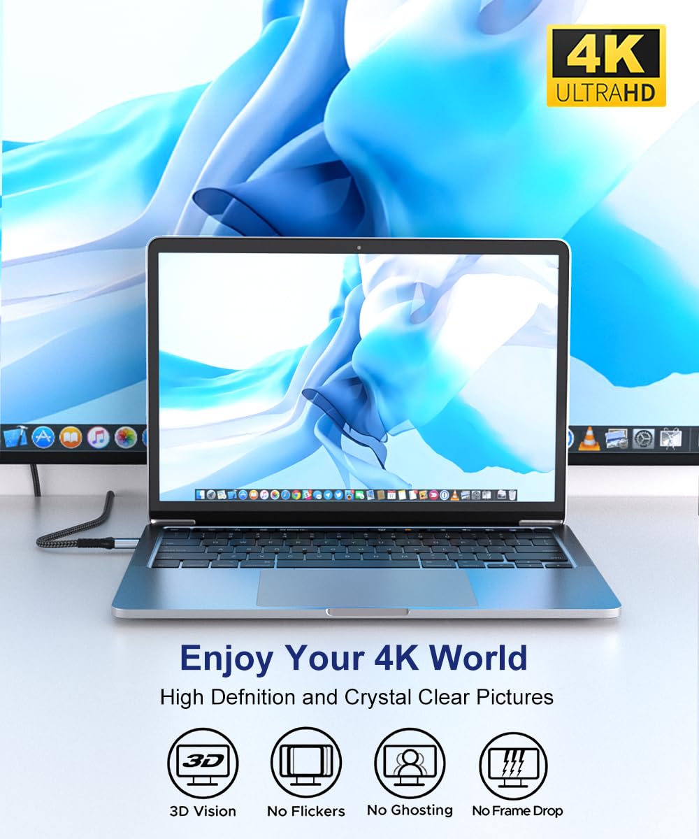 USB-C to HDMI FAST Cable 4K HD, 3M/ 9.8FT