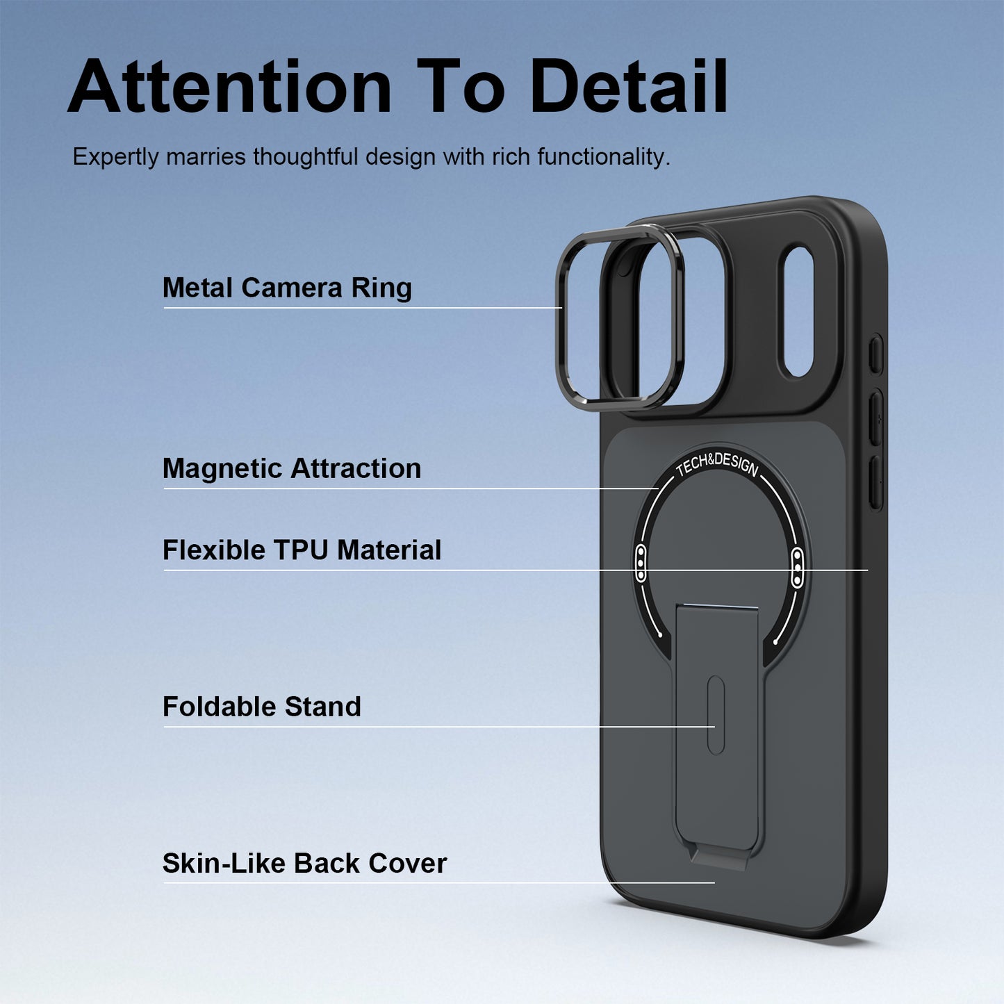 iPhone 18 Pro Max/17 Pro Max Stand Case