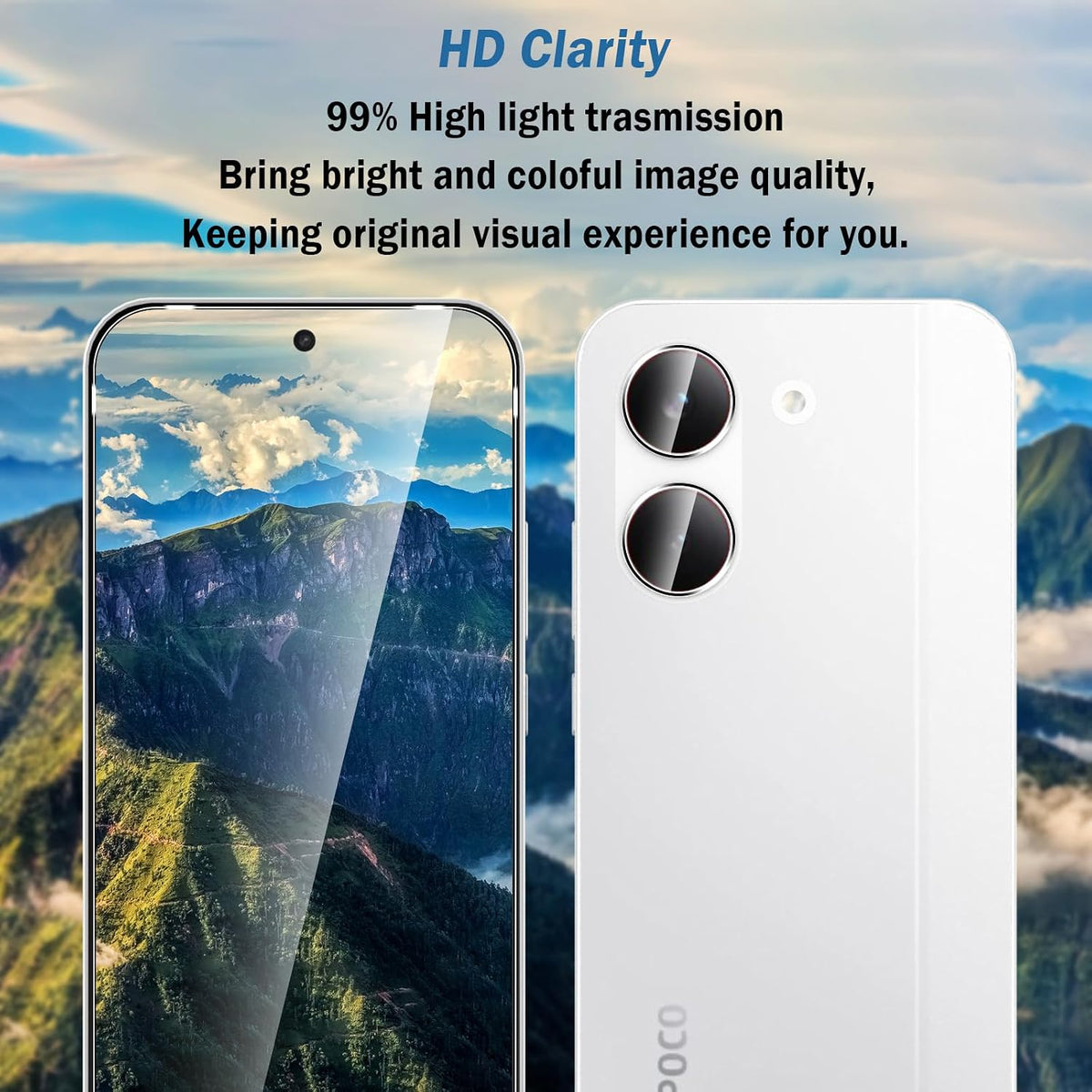 Poco X8 Pro Displayschutzfolie, 2er-Pack