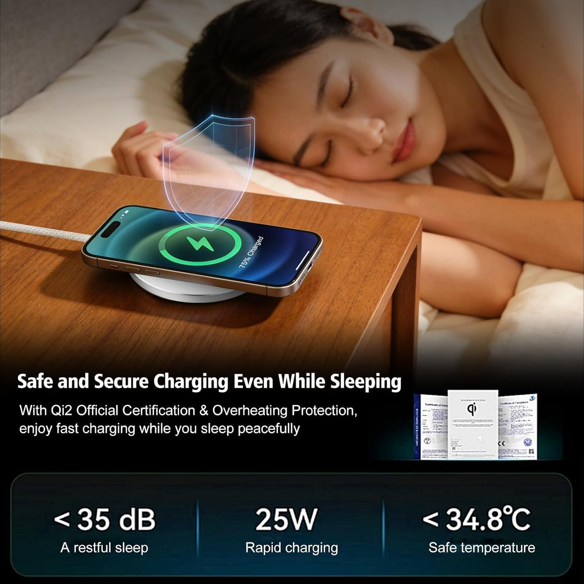 MagSafe / Qi2 Wireless Charger, 25W, 2-Pack