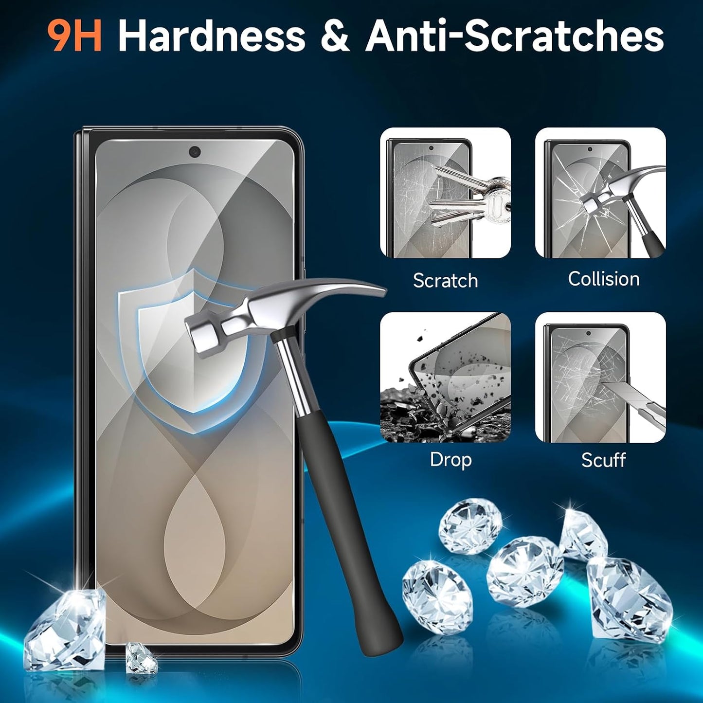 Galaxy Z Fold8 Ultra Screen Protector, 2 Pack