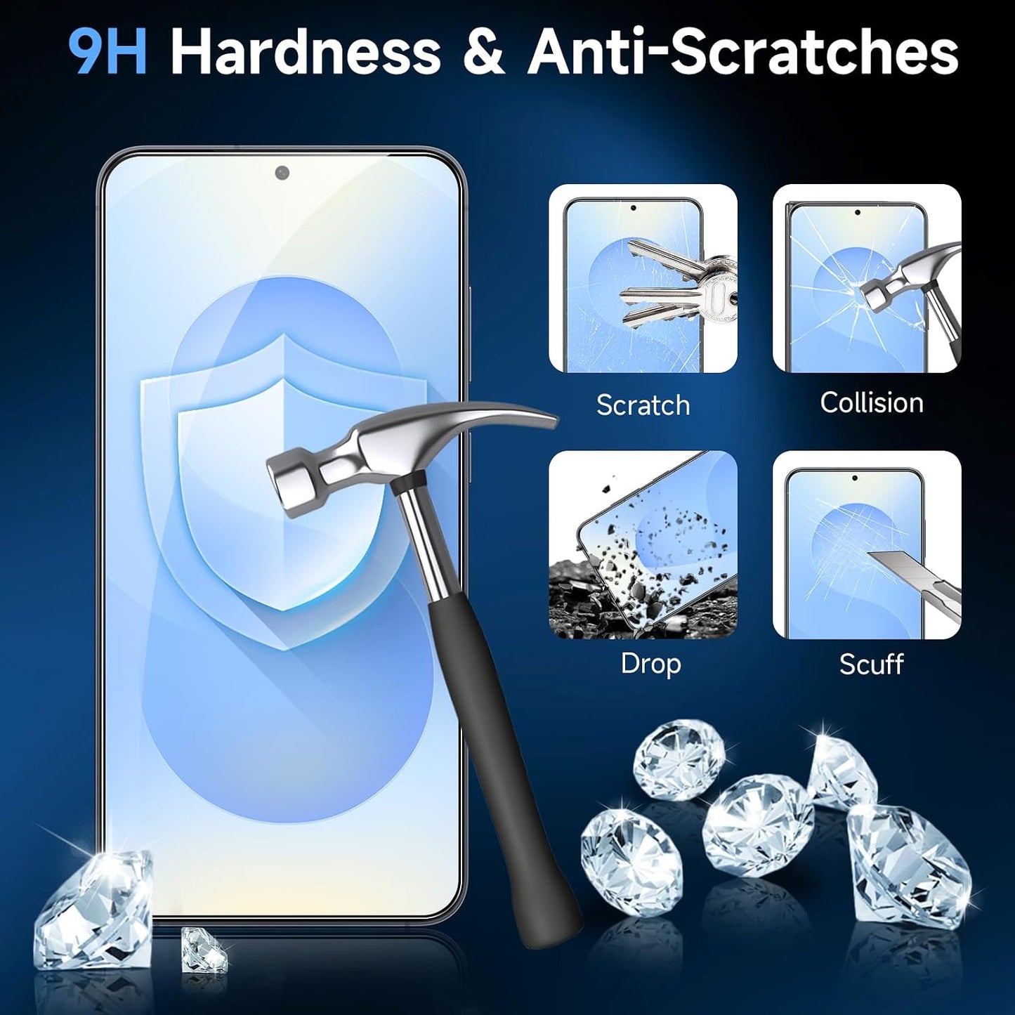 Galaxy S25+ Screen Protector, 2 Pack
