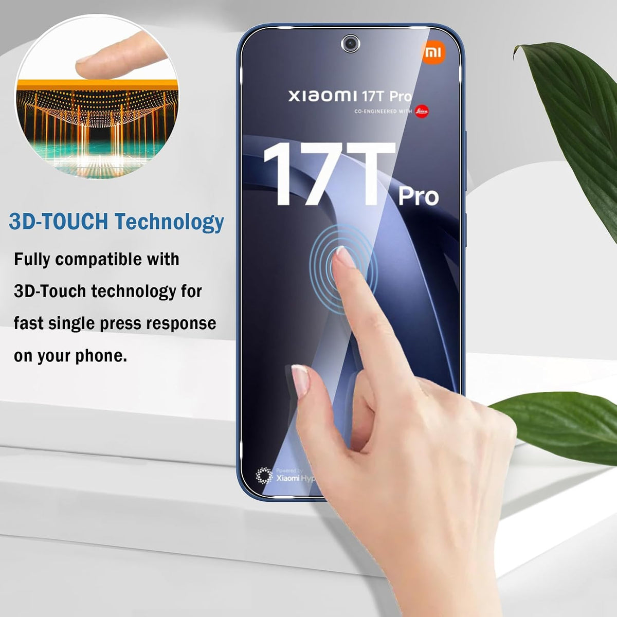 Xiaomi 17T Pro Screen Protector, 2 Pack