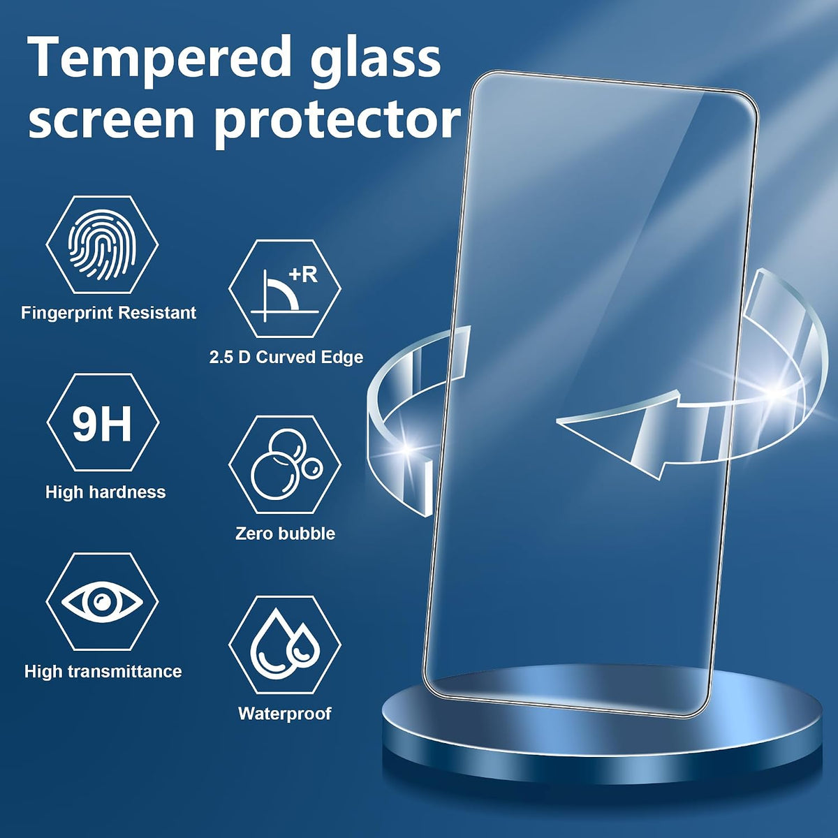 Poco F9 Pro Displayschutzfolie, 2er-Pack
