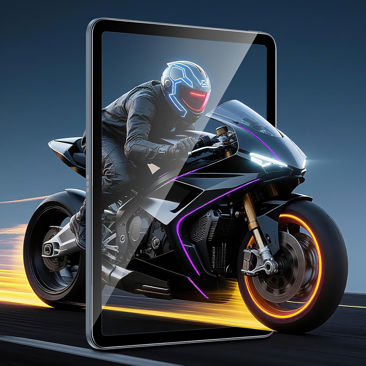 iPad 10 ~ 11 th Gen Screen Protector with Easy Installation Kit