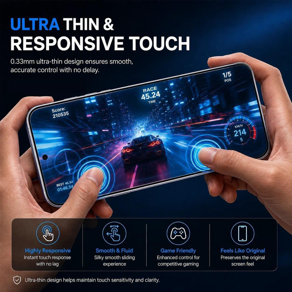 Galaxy S25 Ultra Screen Protector, 2 Pack