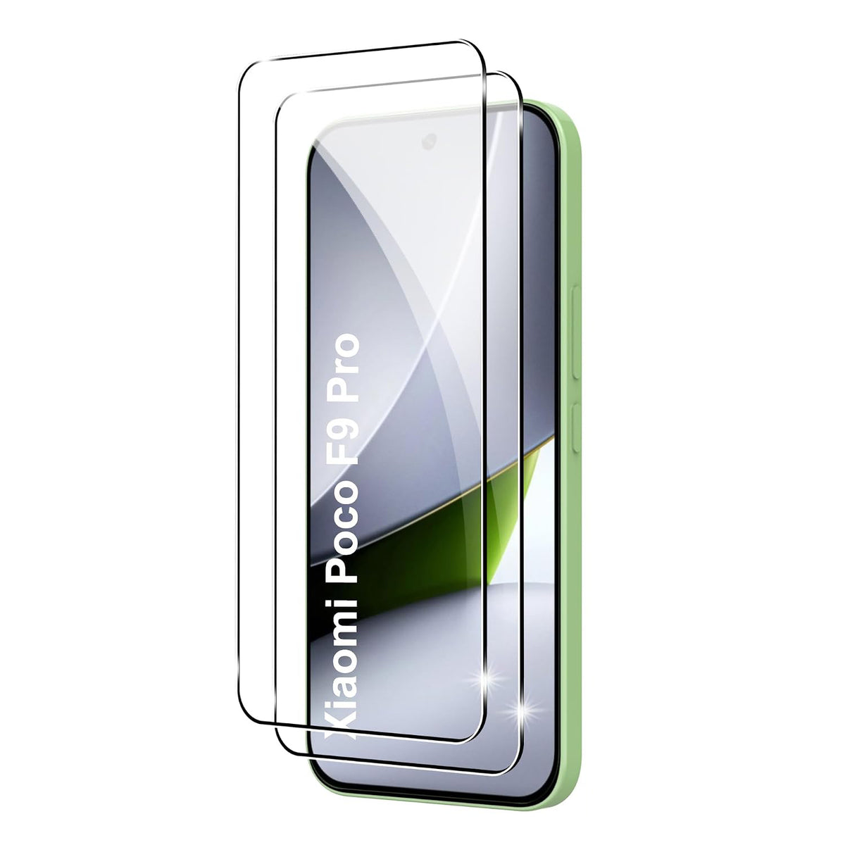 Poco F9 Pro Displayschutzfolie, 2er-Pack