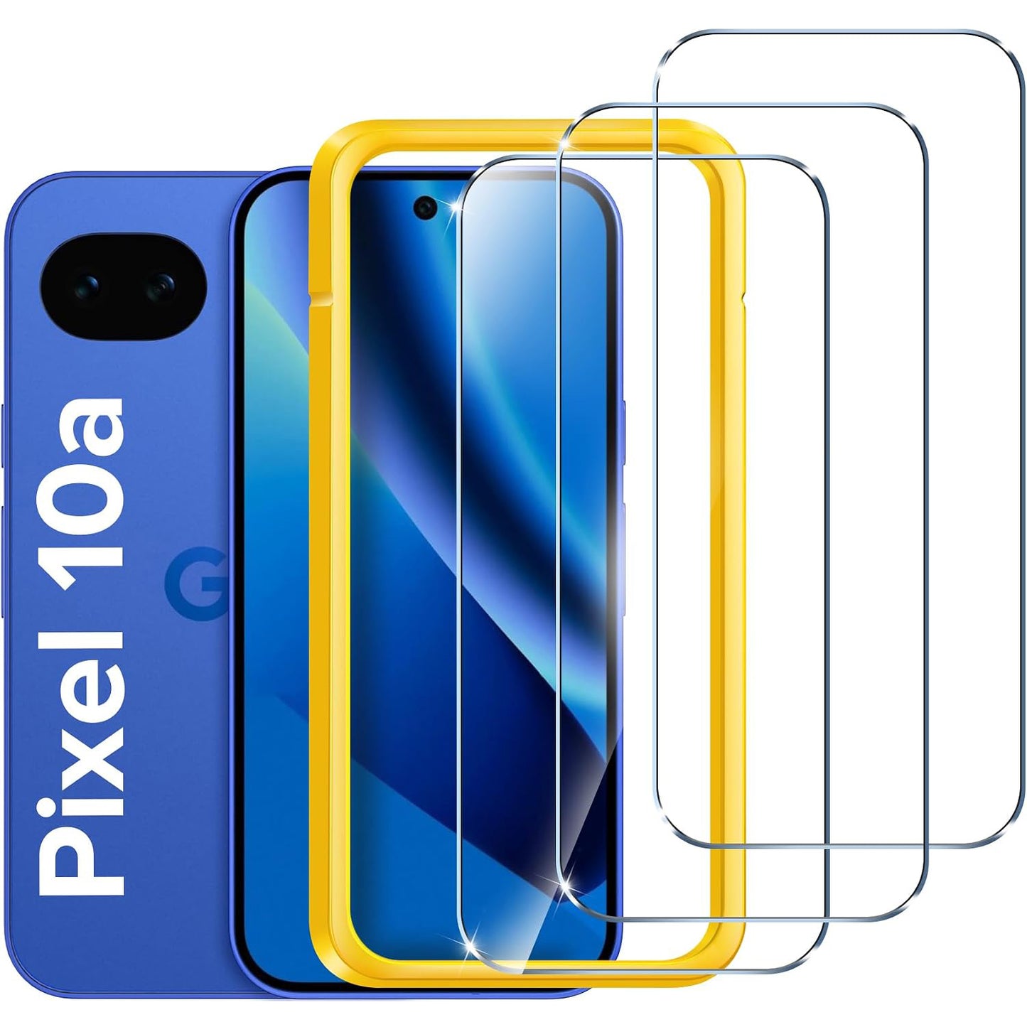 Pixel 10a Screen Protector, 3 Pack