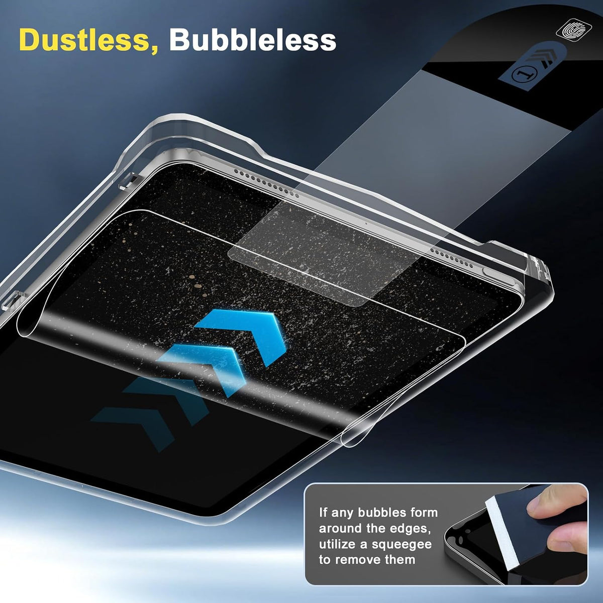iPad Air 11-in' Screen Protector with Easy Installation Kit