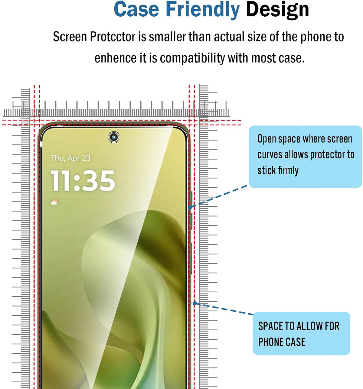 Moto G86 / G86 Power Screen Protector, 2 Pack