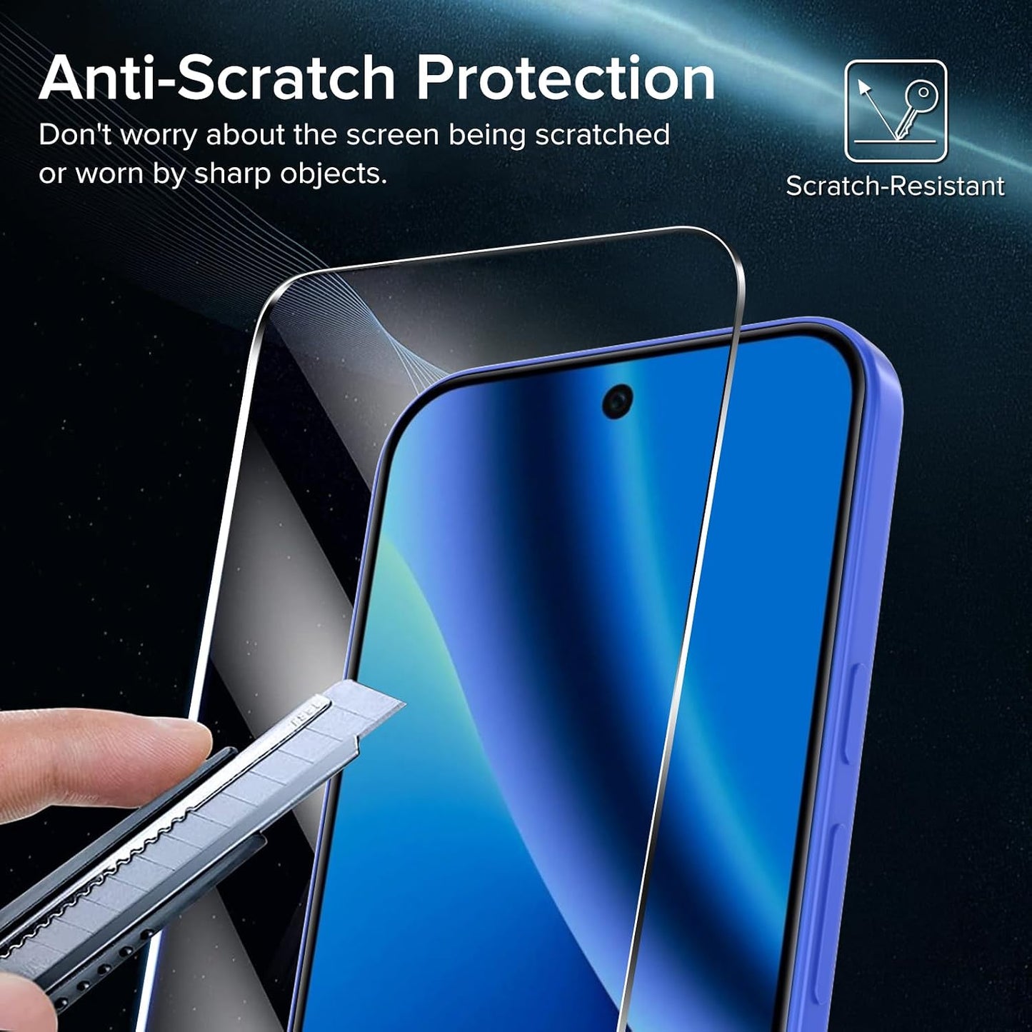 Pixel 10a Screen Protector, 3 Pack