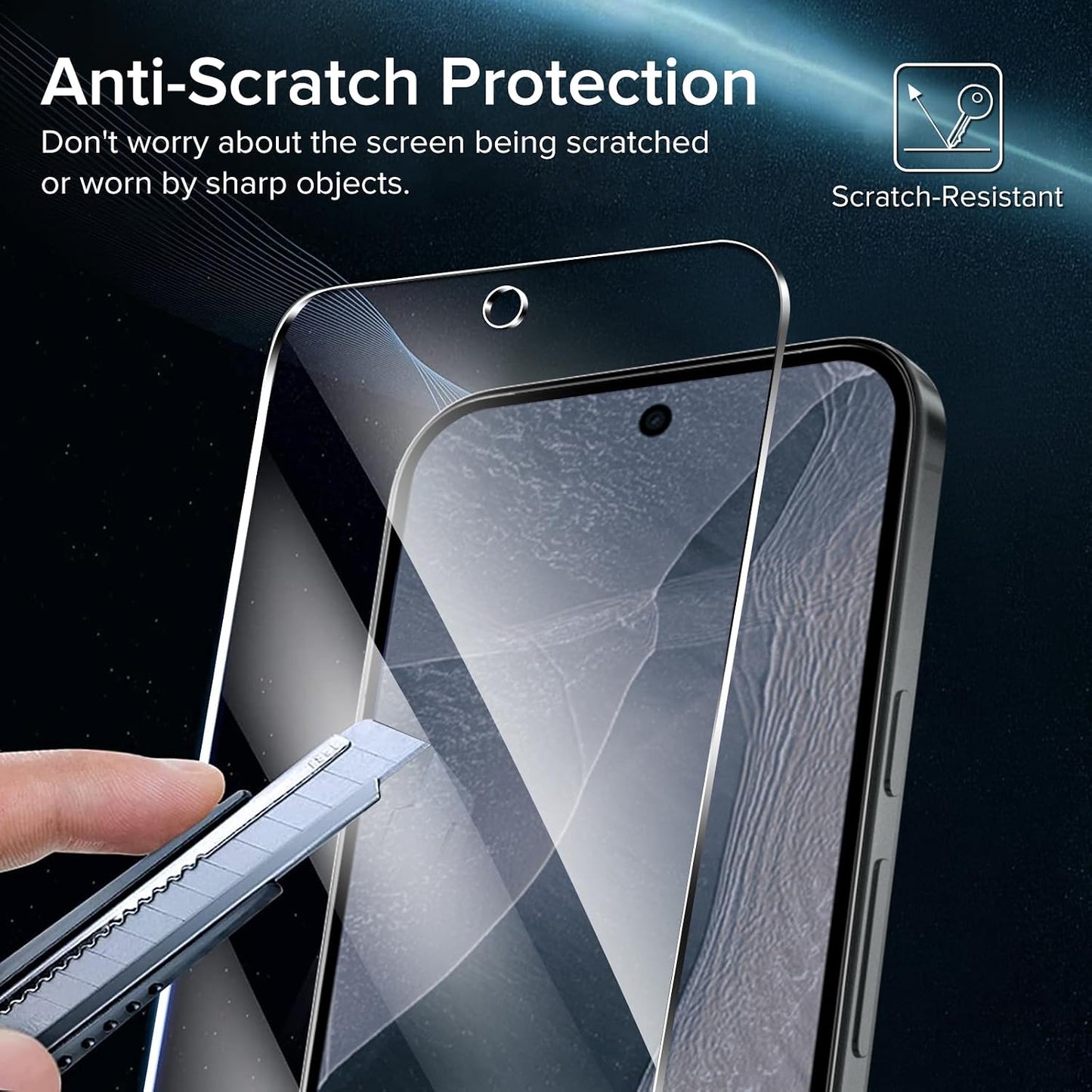 Pixel 9~11 / Pixel 9 Pro~11 Pro Screen Protector, 3 Pack