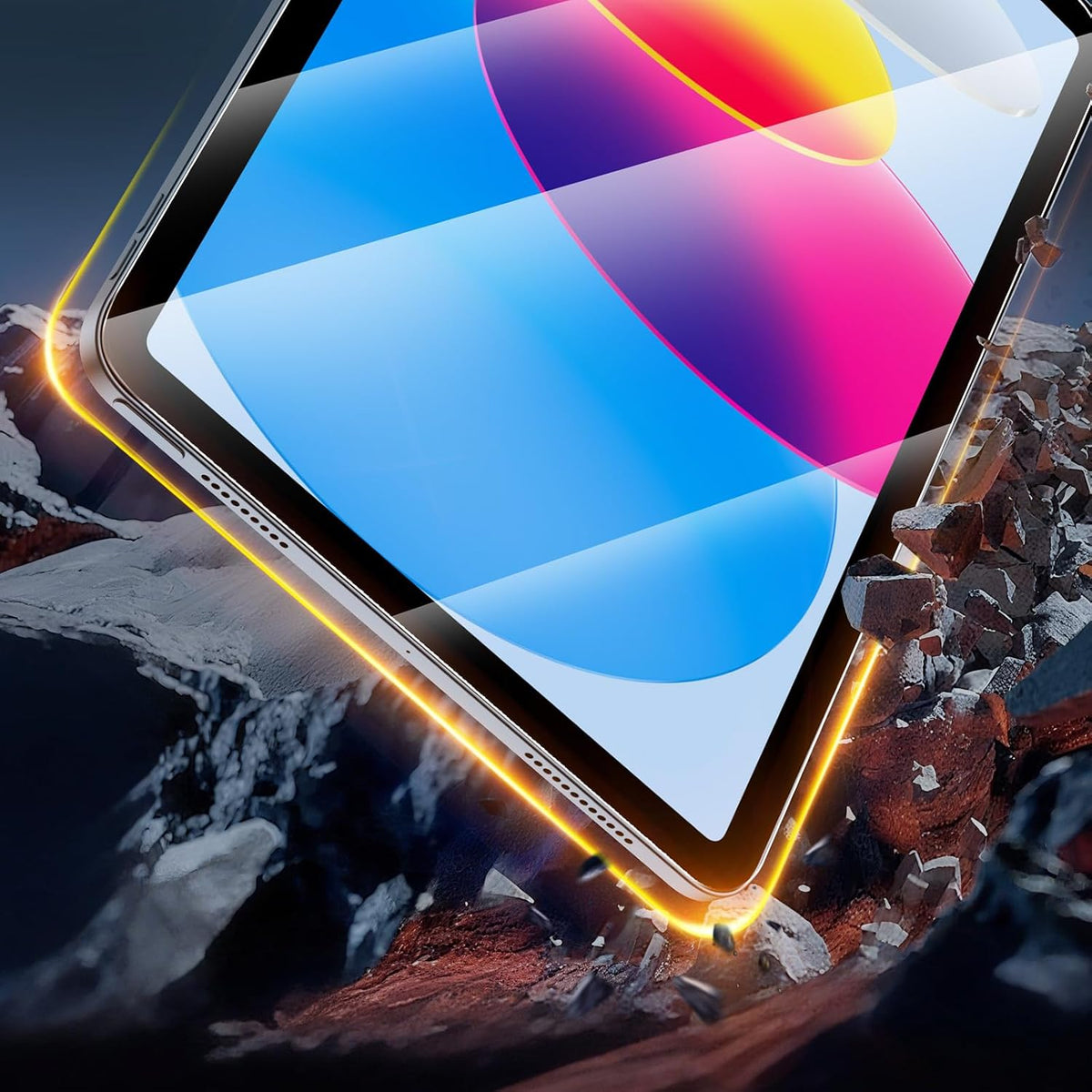 iPad 10 ~ 11 th Gen Screen Protector with Easy Installation Kit
