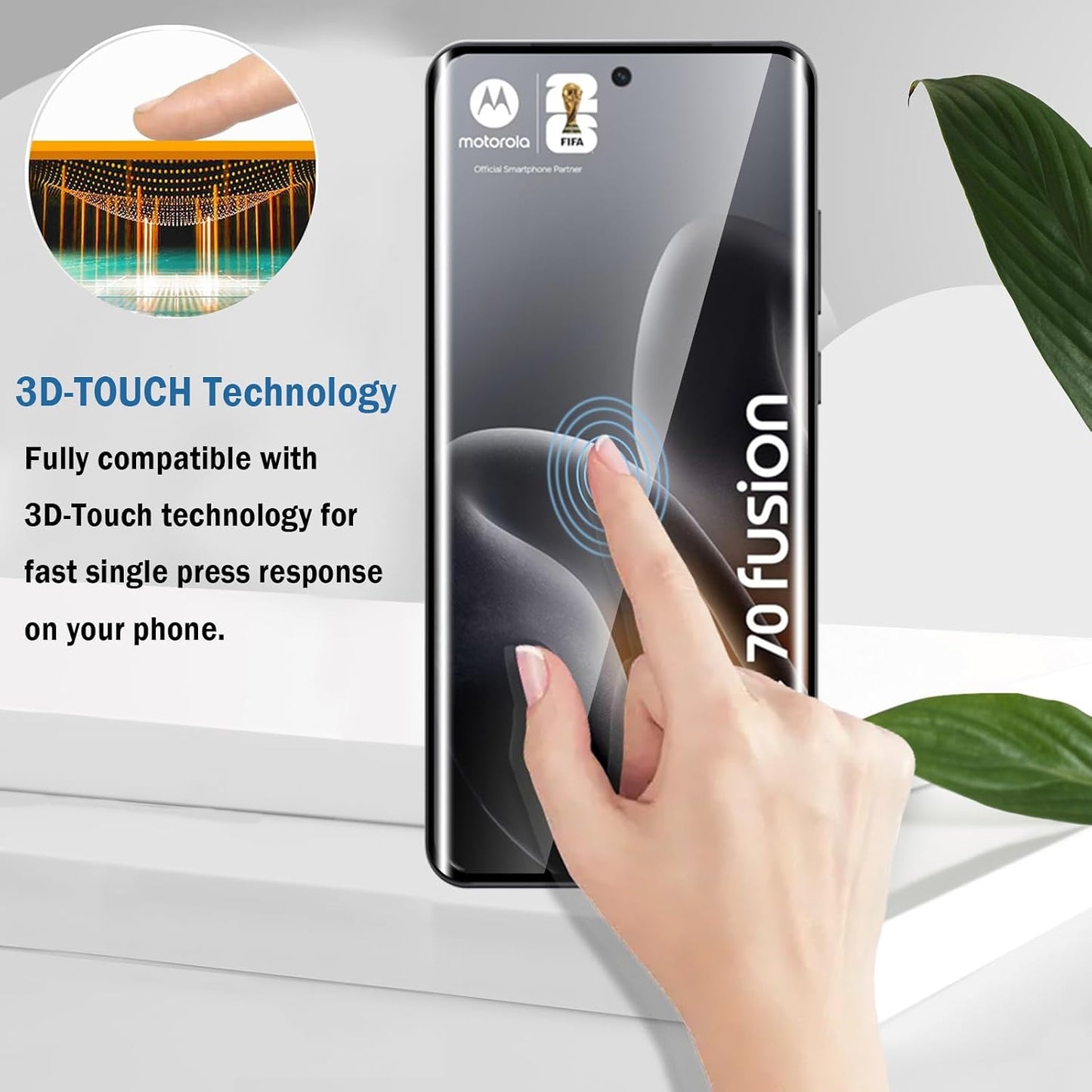 Moto Edge 70 Fusion / Edge 70 Fusion+ Screen Protector, 2 Pack