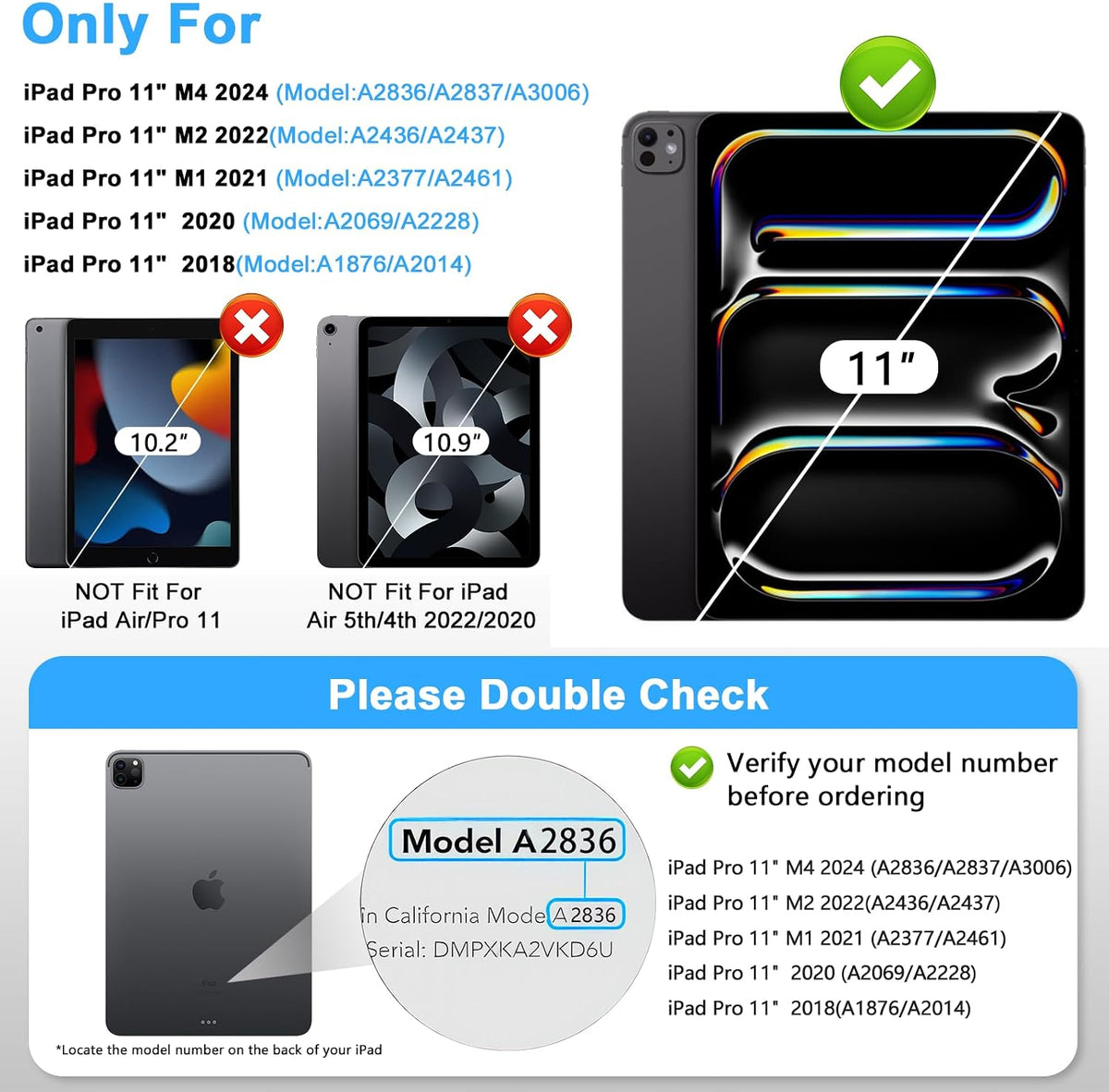 iPad Pro 11-in' Screen Protector with Easy Installation Kit