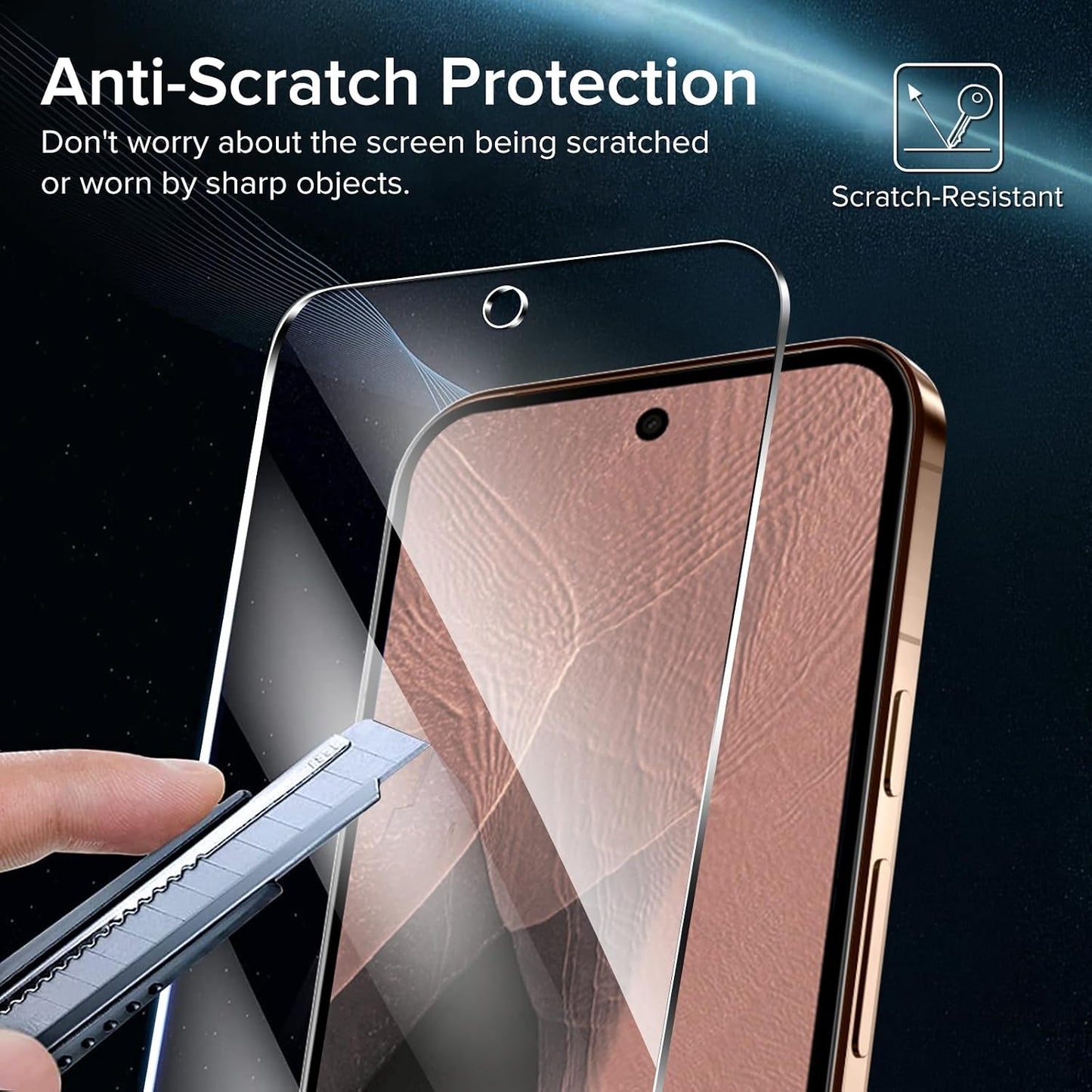 Pixel 11 Pro XL / Pixel 10 Pro XL / Pixel 9 Pro XL Screen Protector, 3 Pack