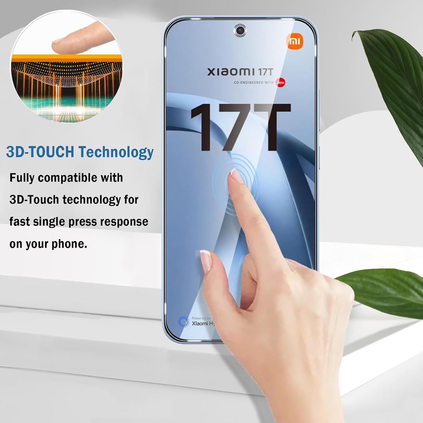 Xiaomi 17T Screen Protector, 2 Pack