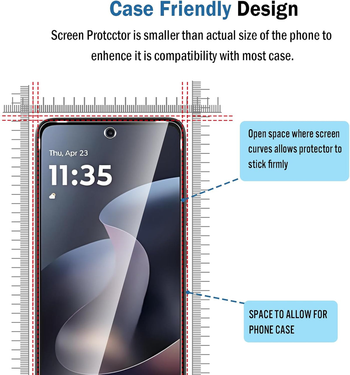 Moto G 2026 / G 2025 Screen Protector, 2 Pack