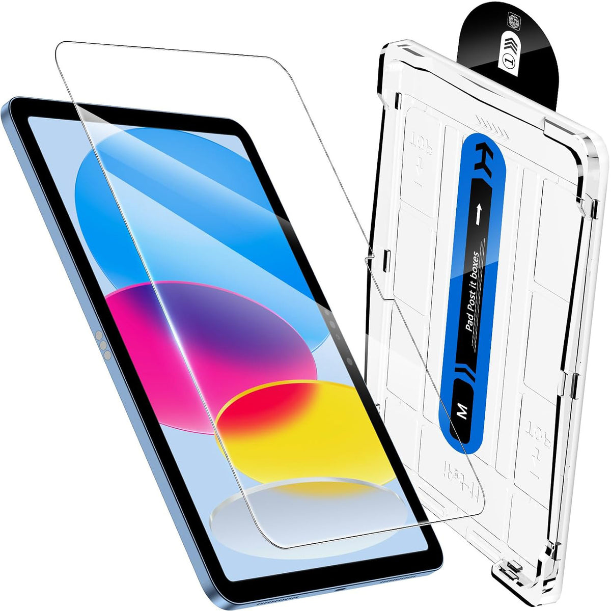 iPad 10 ~ 11 th Gen Screen Protector with Easy Installation Kit