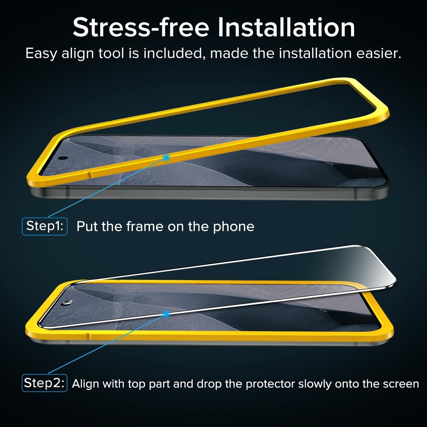Pixel 9~11 / Pixel 9 Pro~11 Pro Screen Protector, 3 Pack