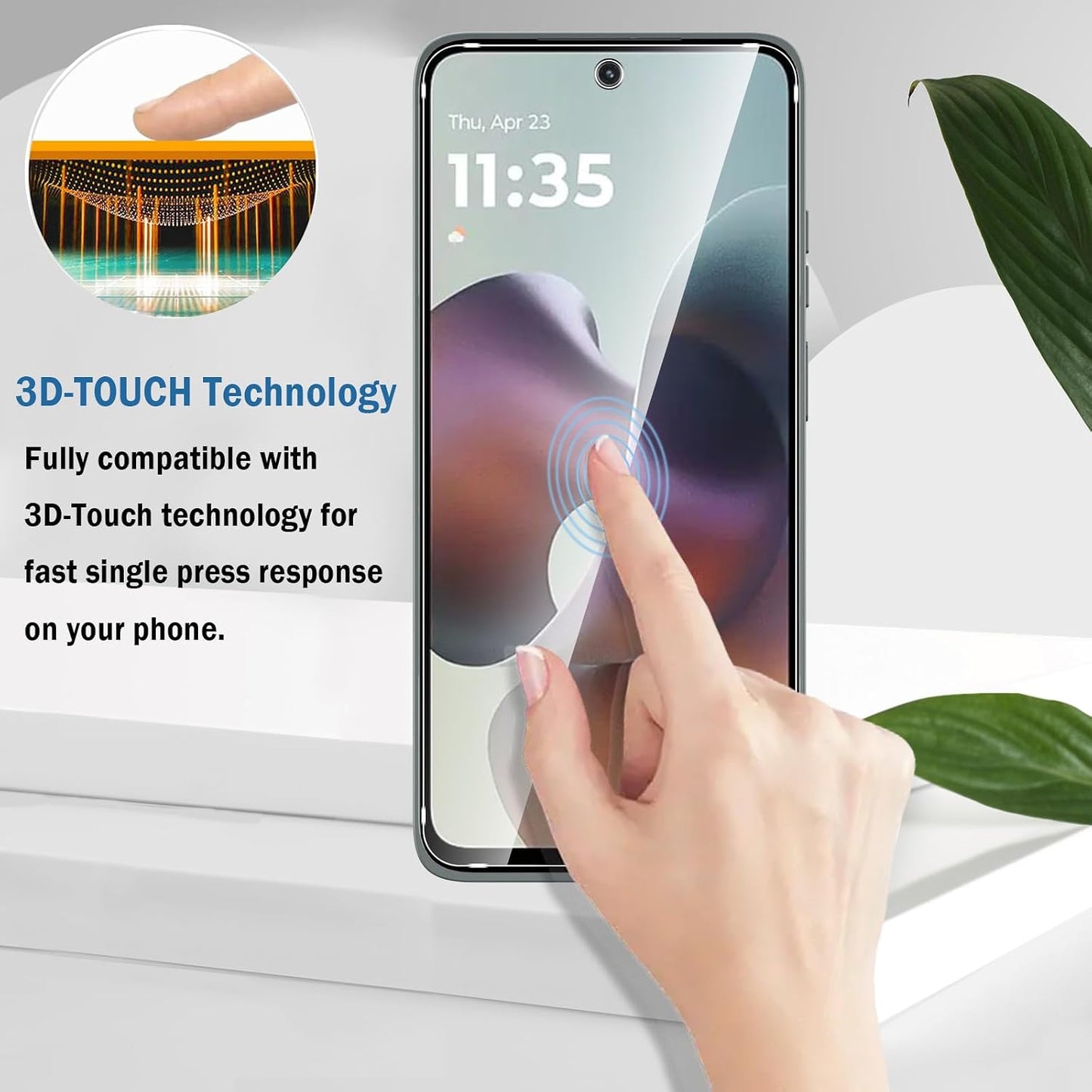 Moto G56 / G66J / G66Y Screen Protector, 2 Pack