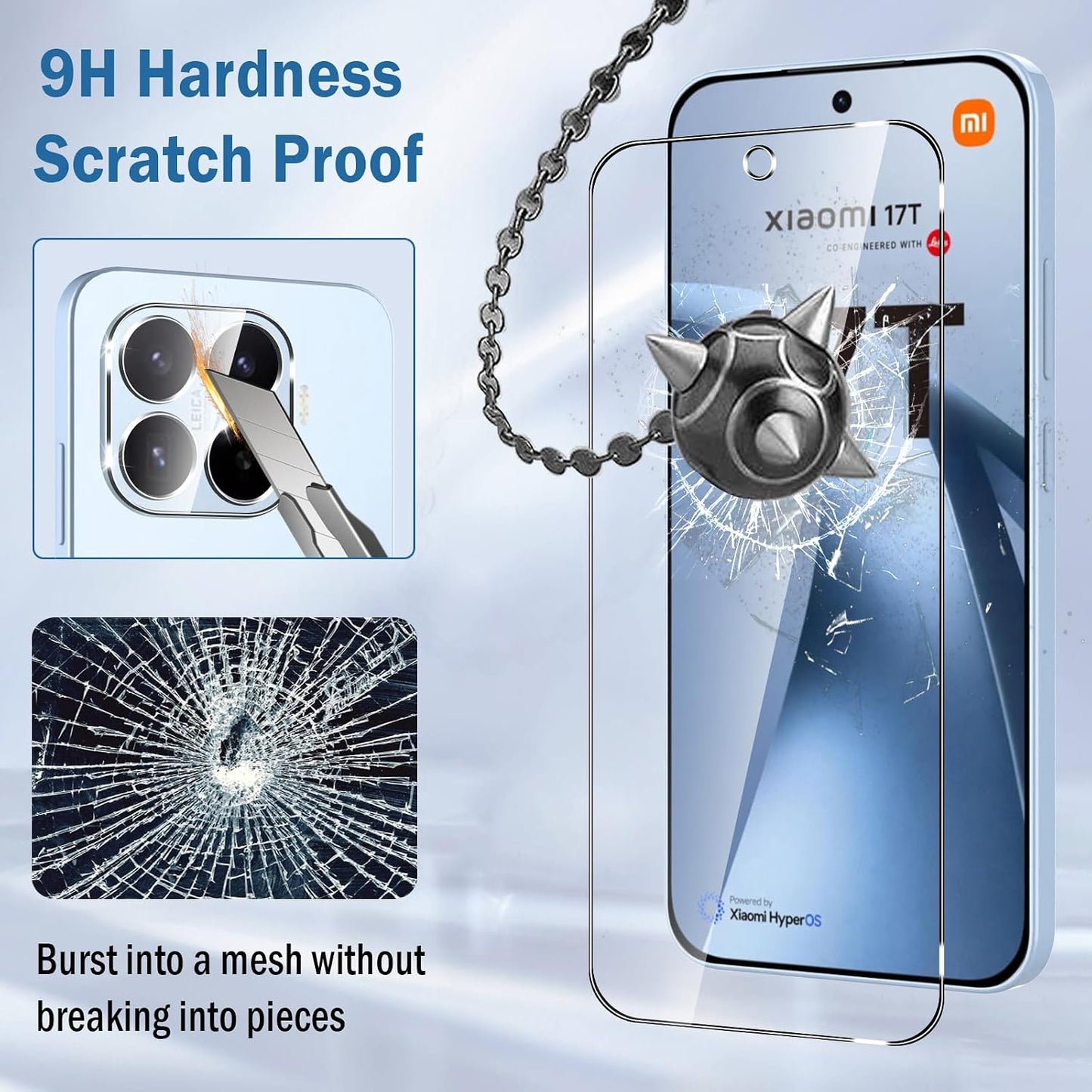 Xiaomi 17T Screen Protector, 2 Pack