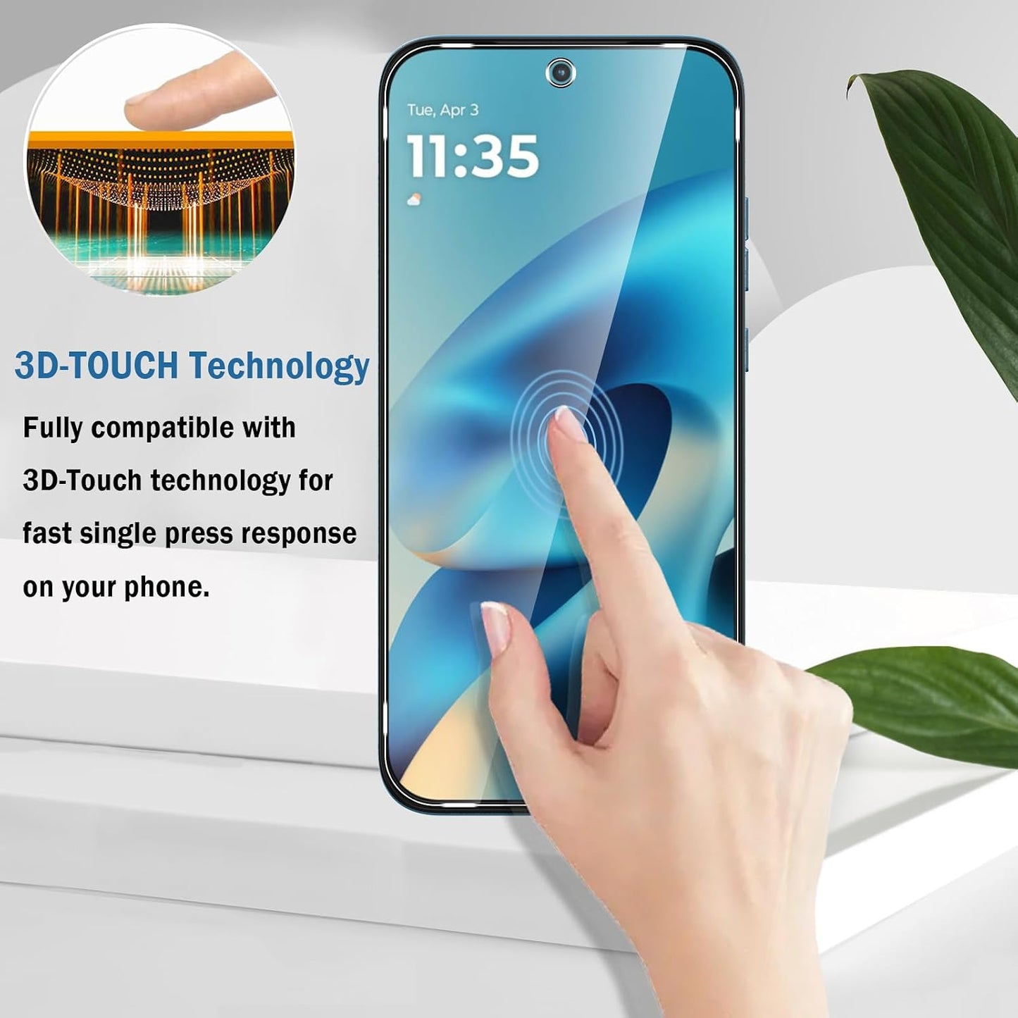 Moto G87 Screen Protector, 2 Pack
