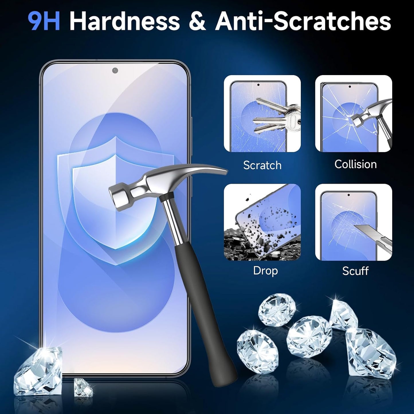 Galaxy S25 Screen Protector, 2 Pack