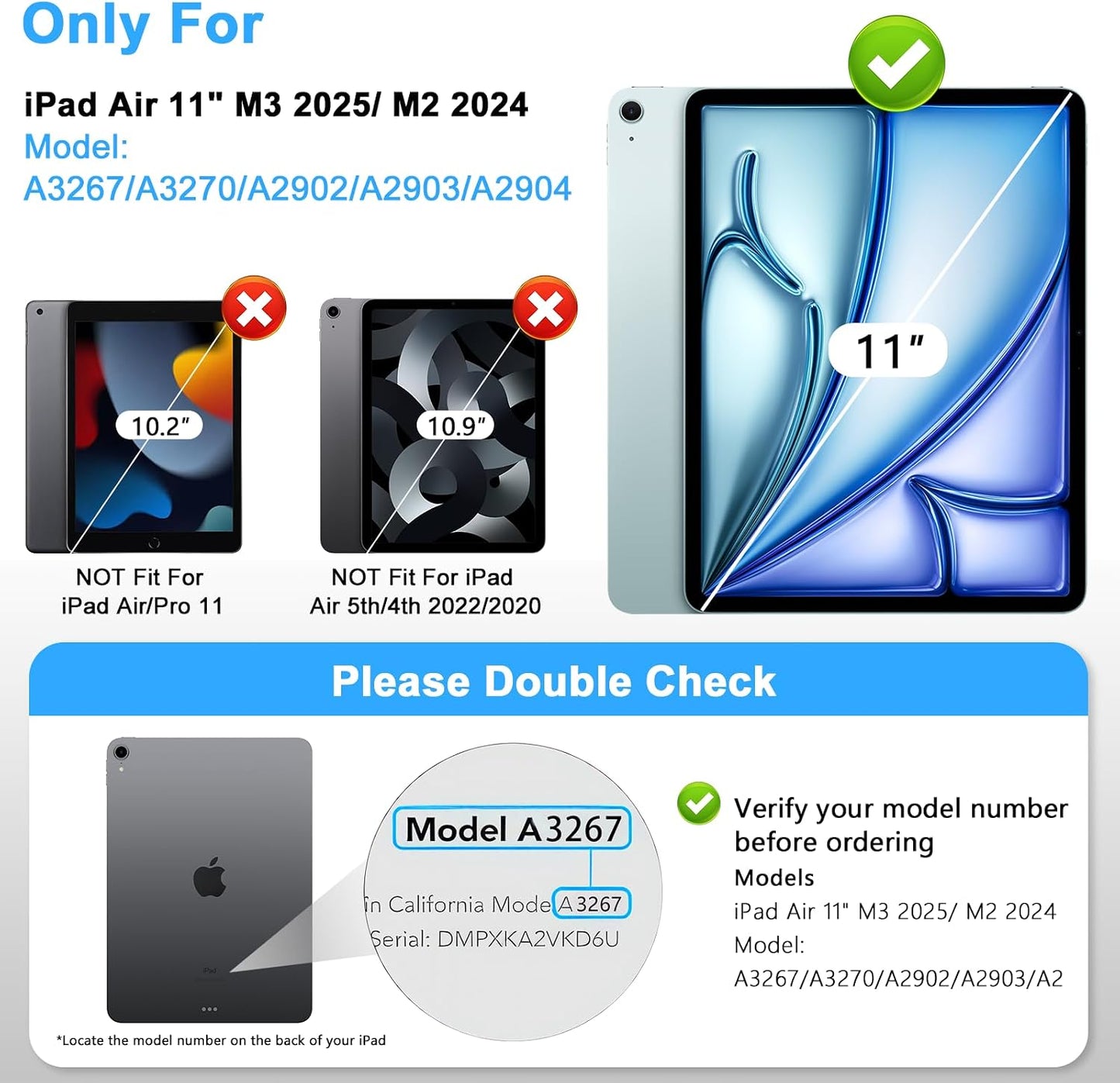 iPad Air 11-in' Screen Protector with Easy Installation Kit